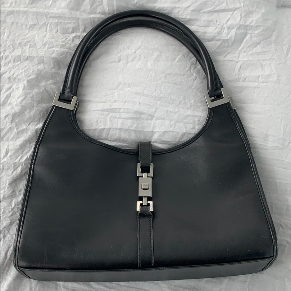 Vintage Gucci Jackie O Piston tote purse